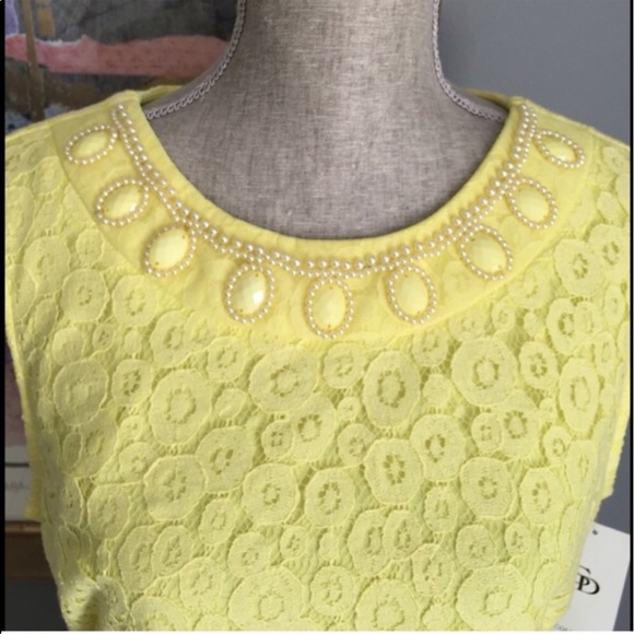 SD Collection Jeweled Lace Dress - Picture 4 of 4